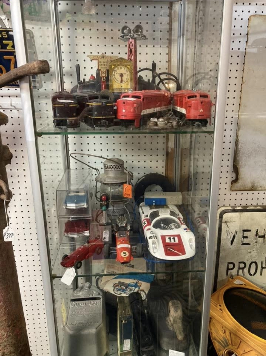 Vintage toy trains and collectibles